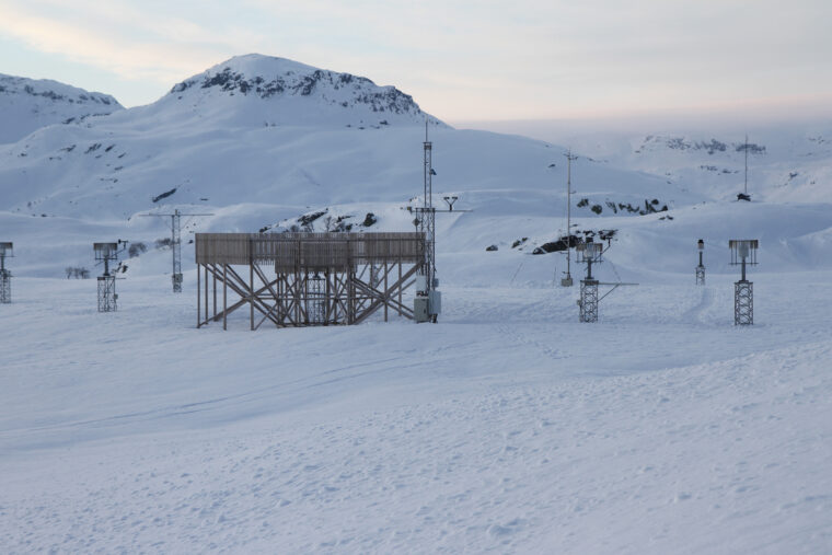 Nedbørmåling meteorologisk institutt.